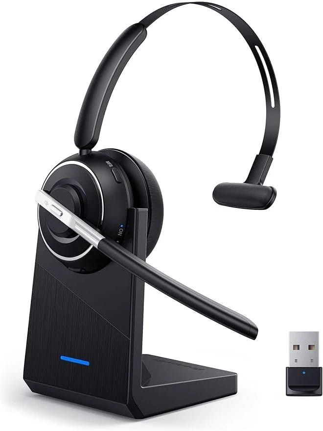 Wireless Bluetooth Headset Microphone for PC | Image