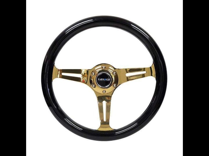 nrg-st-015cg-bk-classic-wood-grain-steering-wheel-350mm-chrome-gold-3-spokes-black-grip-1