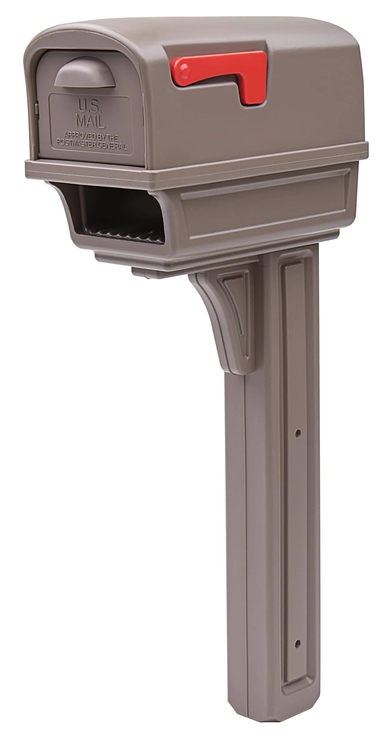 Rust-Proof Gentry Mailbox & Post with Safety Rear Door | Image