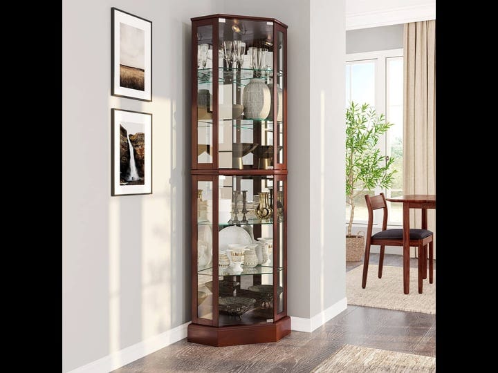 belleze-lighted-corner-display-curio-cabinet-wooden-curved-shelving-unit-with-tempered-glass-door-ba-1