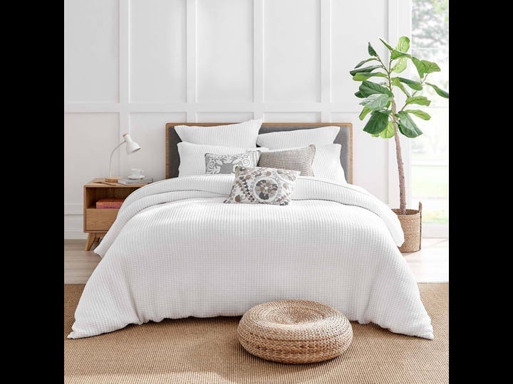 levtex-home-mills-waffle-duvet-set-with-shams-white-king-1
