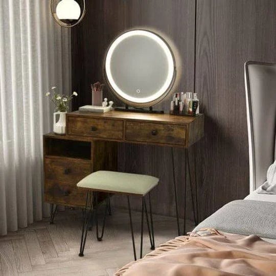 modern-dressing-table-with-storage-cabinet-rustic-brown-size-19-x-22