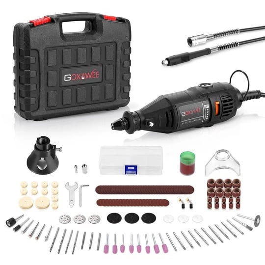 goxawee-rotary-tool-kit-with-multipro-keyless-chuck-and-flex-shaft-140pcs-1