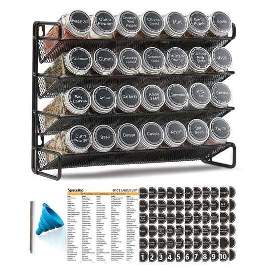 spaceaid-spice-rack-organizer-with-28-spice-jars-386-spice-labels-chalk-marker-and-funnel-set-for-ca-1