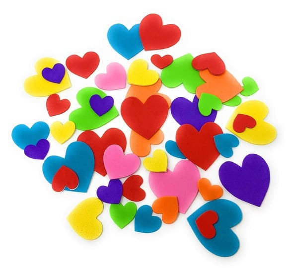 funiverse-bulk-jumbo-2000-piece-colorful-foam-heart-sticker-assortment-1