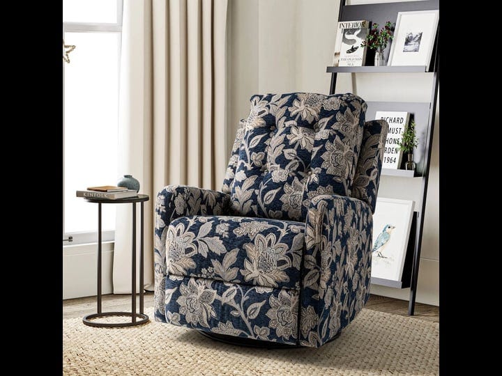arlette-manual-swivel-recliner-with-tufted-back-navy-1
