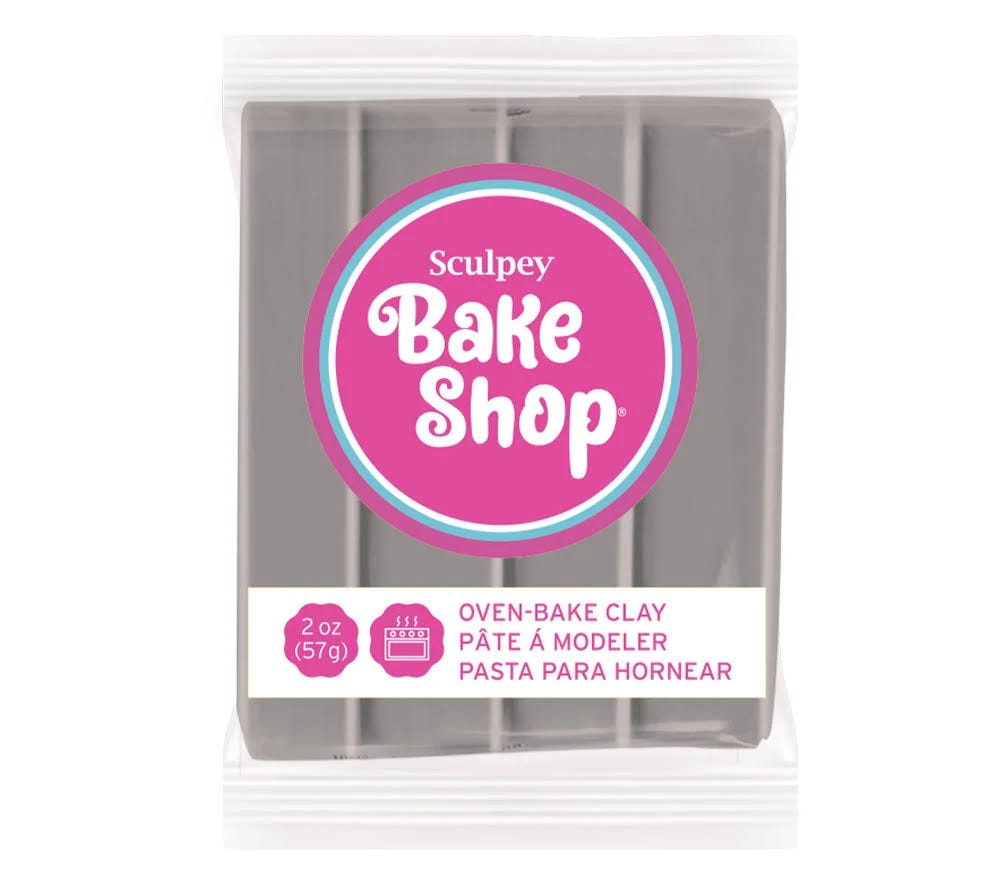 Oven-Bake Grey Clay for Crafts and Crafting Projects | Image