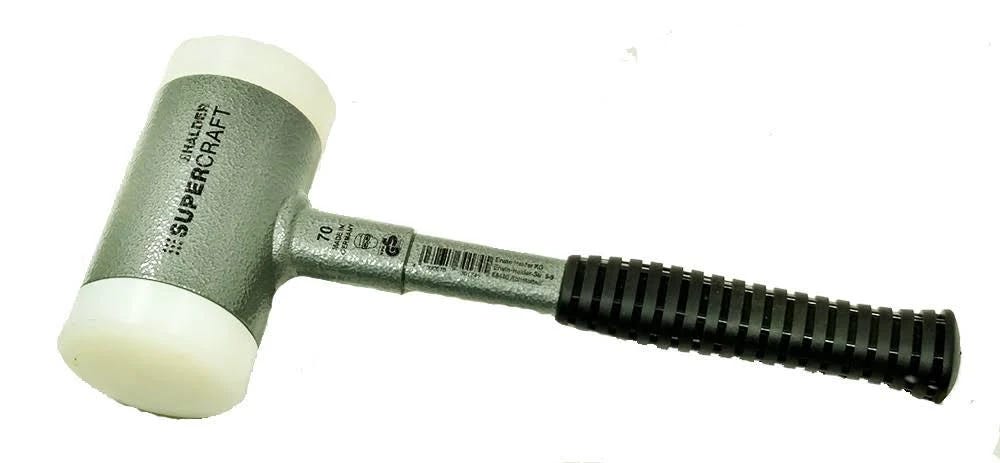 Durable Dead Blow Hammer with Steel Handle and Nylon Impact Head | Image