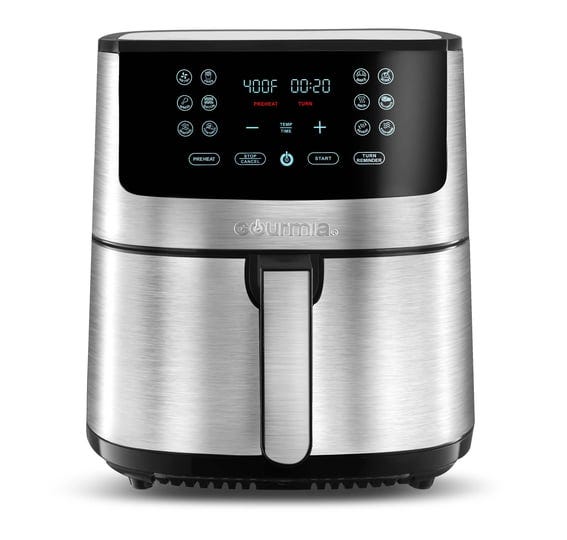 gourmia-8-quart-digital-air-fryer-with-12-one-touch-functions-guided-cooking-stainless-steel-1