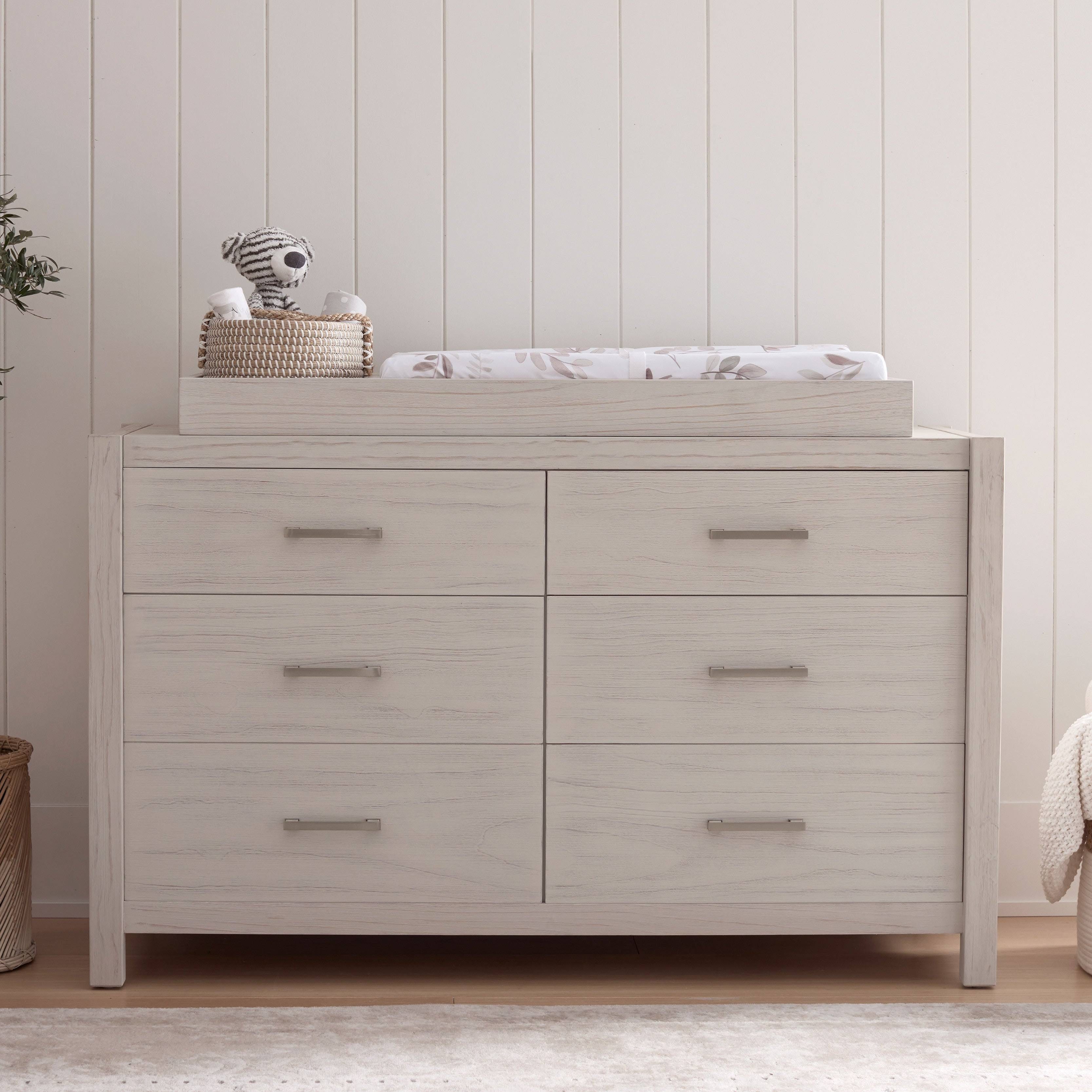 Premium 6-Drawer White Driftwood Hemsted Dresser | Image