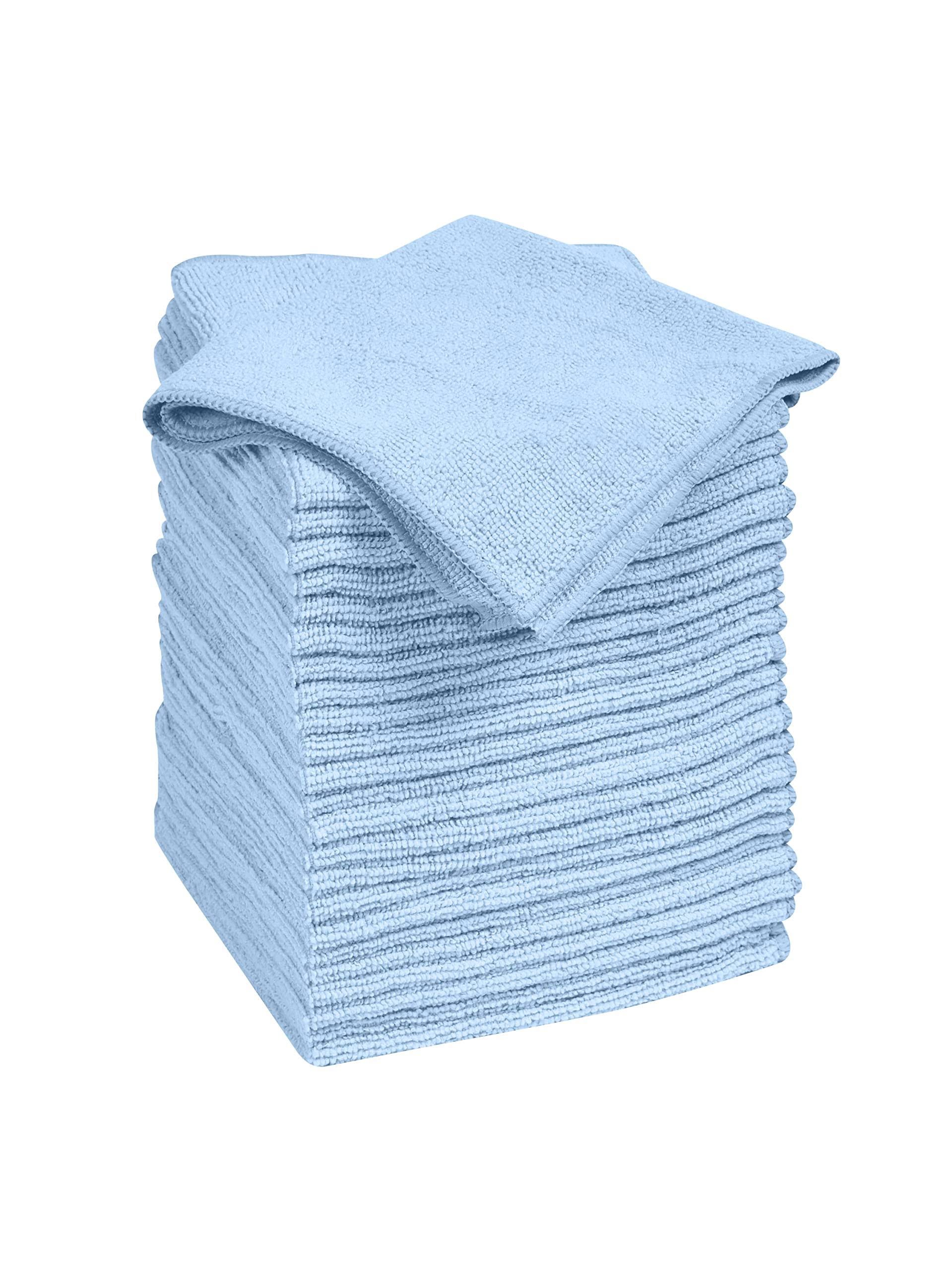 Affordable 24-pack Quickie Microfiber Cleaning Cloths - Lint-free, Washable, and Multi-surface Applicable | Image