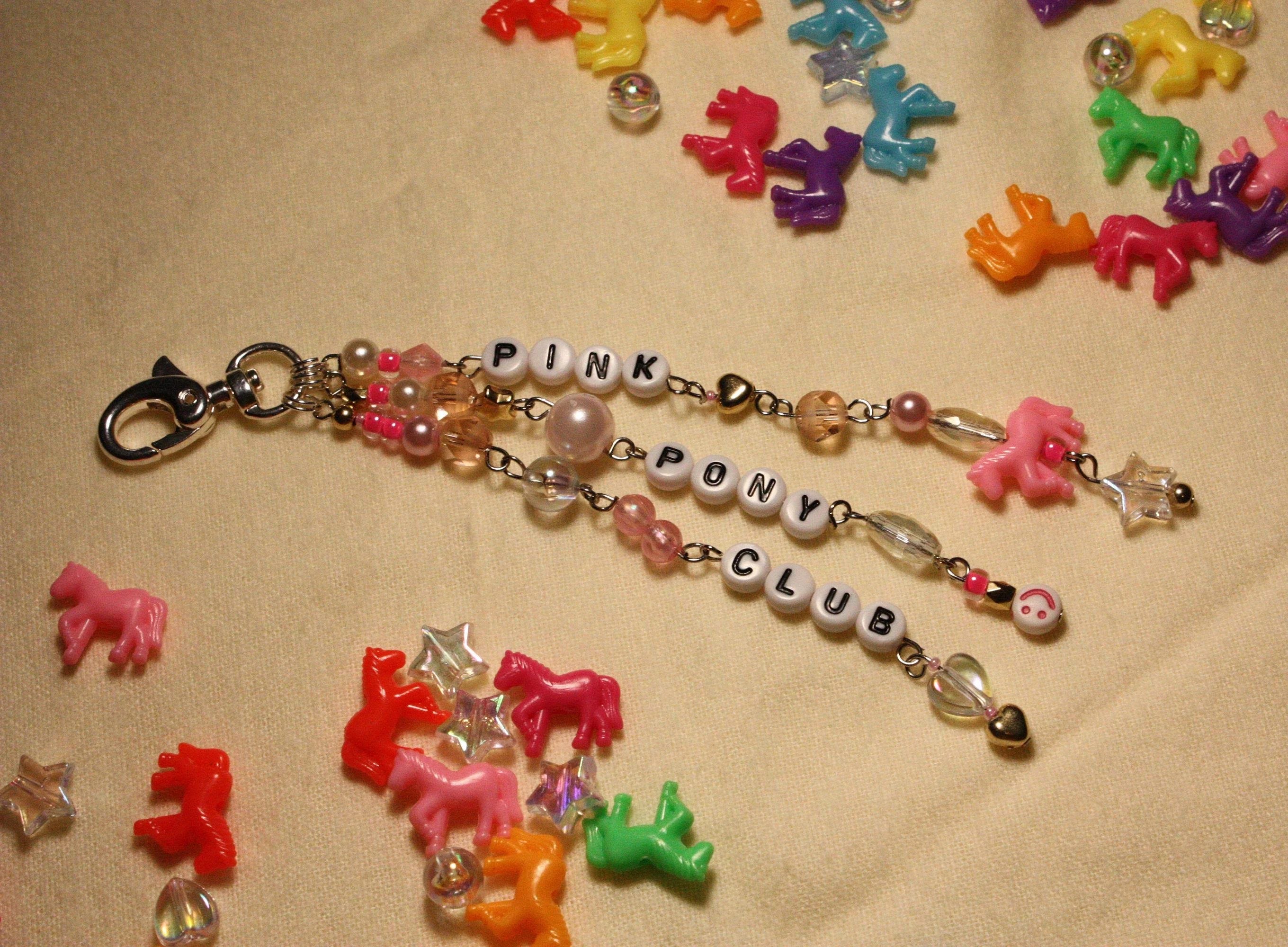 Chappell Roan Inspired Pony Bead Keychain | Image