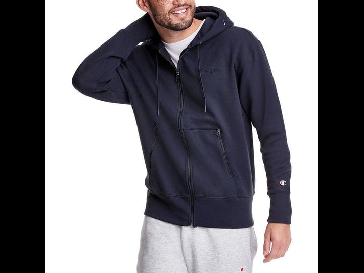 champion-mens-tech-weave-full-zip-hoodie-blue-hoodies-1
