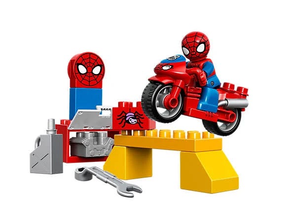 LEGO DUPLO Spider-Man Web-Bike Adventure Set | Image