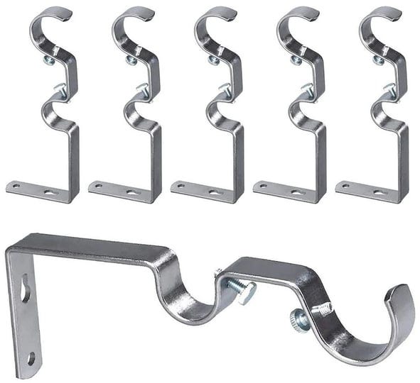 double-curtain-rod-hanging-brackets-havy-duty-rod-holder-6-colors-1