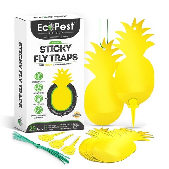yellow-sticky-fruit-fly-and-gnat-traps-25-pack-fly-paper-and-house-plant-trap-for-fruit-flies-fungus-1