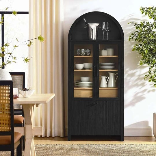 modway-evie-arched-tall-display-cabinet-in-black-oak-1