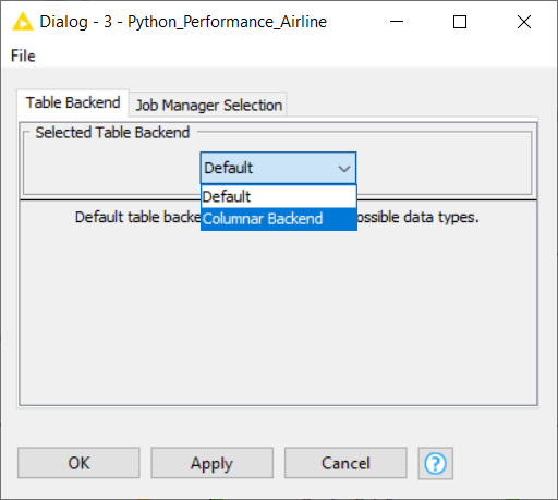 KNIME Python Integration for Fast Data Transfer