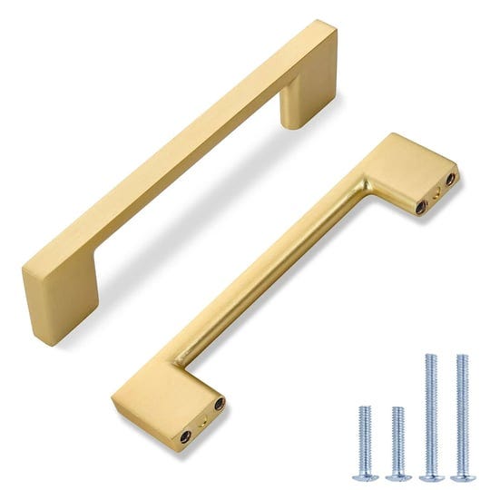 newlaking-6-pack-gold-cabinet-pulls-brushed-gold-drawer-pulls-5-inch-128mm-hole-center-solid-gold-ki-1