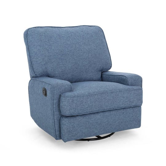 noble-house-crockett-traditional-navy-blue-tweed-fabric-swivel-glider-recliner-1