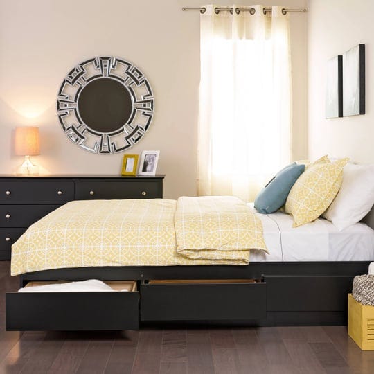 prepac-sonoma-queen-platform-bed-6-drawers-black-1