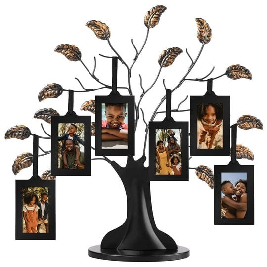 americanflat-bronze-family-tree-frame-with-6-hanging-picture-frames-each-sized-2x3-with-adjustable-r-1