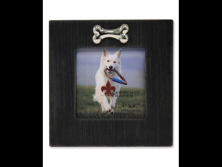 lawrence-frames-4x4-black-wash-dog-frame-with-bone-ornament-1