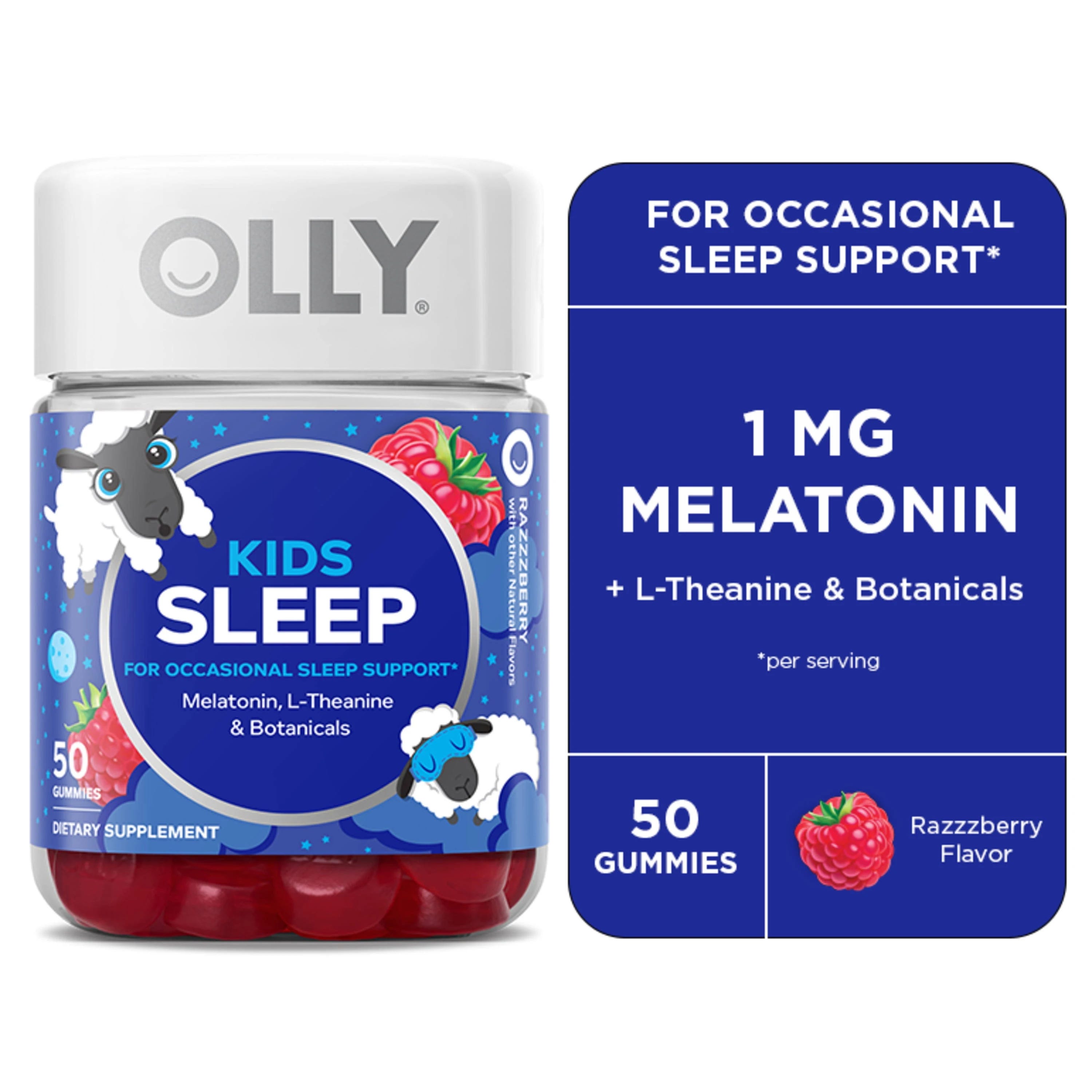 Olly Kids Razzzberry Sleep Gummies - 50 Count | Image