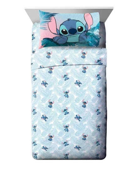 lilo-stitch-blue-floral-fun-bed-sheet-set-size-full-1