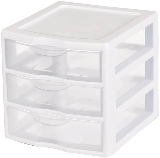 sterilite-3-drawer-mini-unit-clear-1