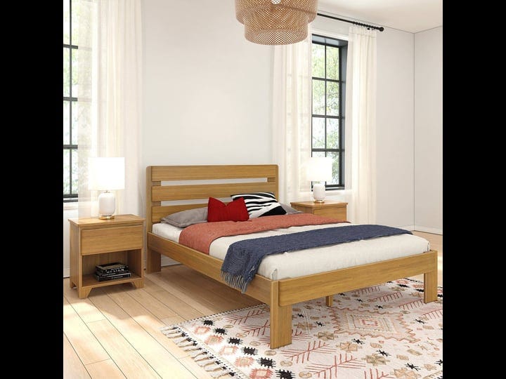 max-and-lily-farmhouse-queen-bed-with-plank-headboard-pecan-1