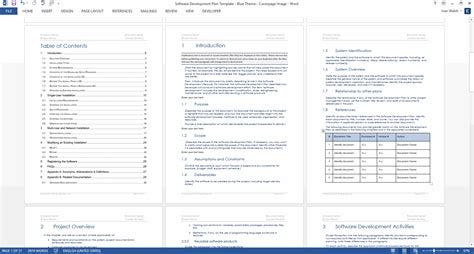 software development lifecycle templates ms word