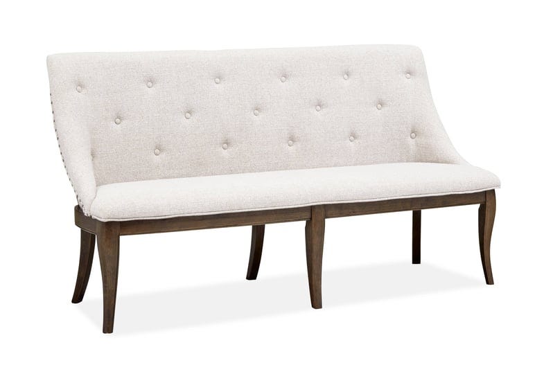 magnussen-roxbury-manor-homestead-brown-upholstered-bench-1