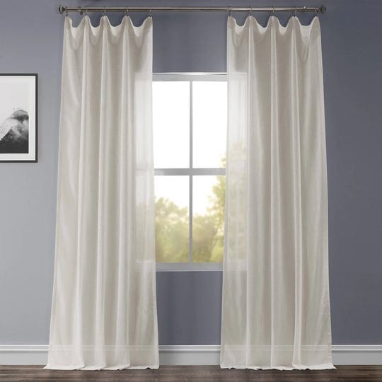half-price-drapes-faux-linen-sheer-single-curtain-panel-gardenia-1