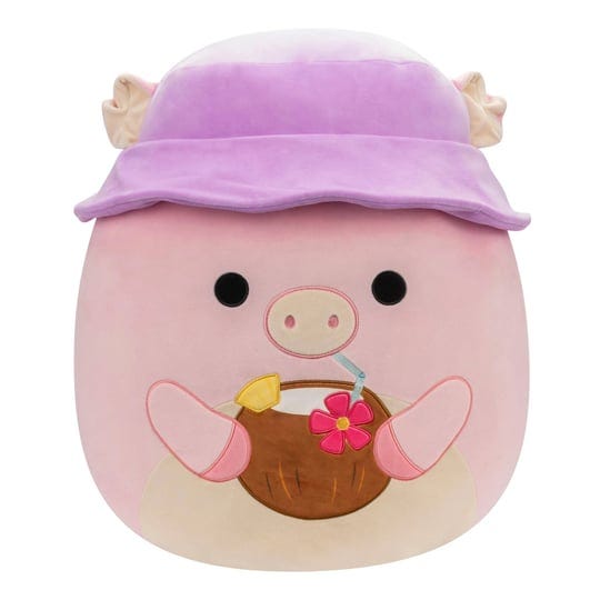 squishmallows-original-20-inch-peter-pig-with-purple-bucket-hat-and-coconut-drink-official-jazwares--1