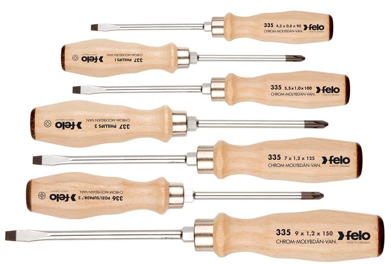 felo-wood-handle-slotted-phillips-and-pozidriv-screwdriver-set-7-pieces-1