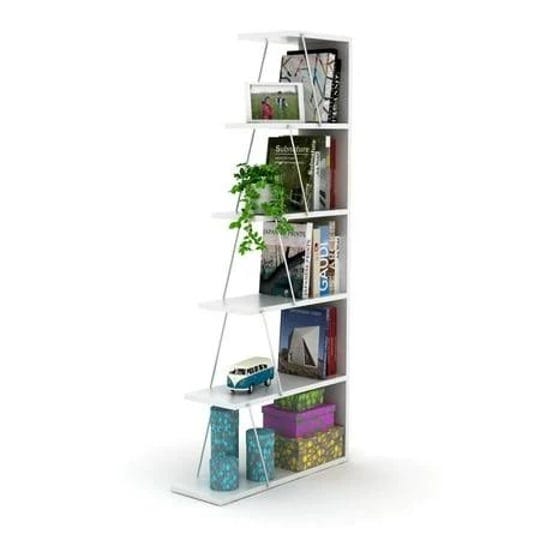 5-tier-ladder-bookshelf-30-0-save-space-stylishly-white-1