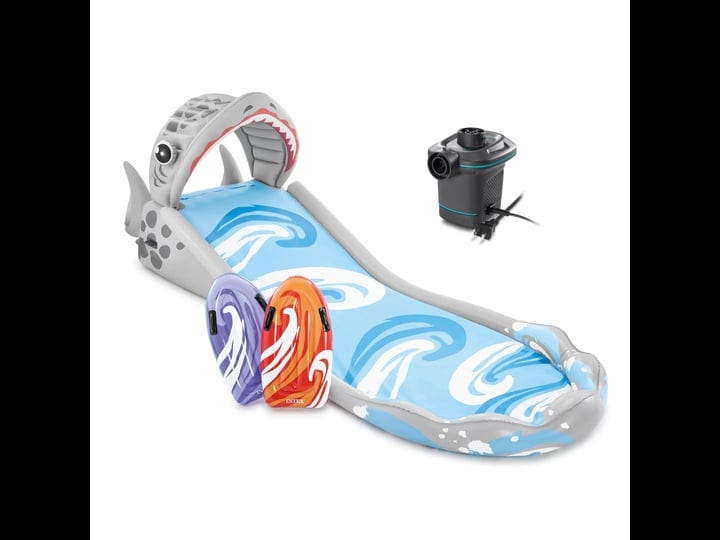 intex-surf-n-slide-inflatable-kids-backyard-water-slide-120v-electric-pump-1