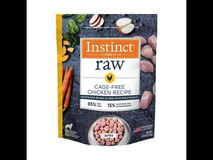 instinct-frozen-raw-bites-grain-free-cage-free-chicken-recipe-dog-food-3-lbs-1