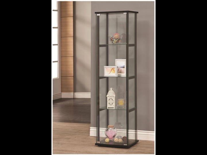 coaster-contemporary-glass-curio-cabinet-black-1