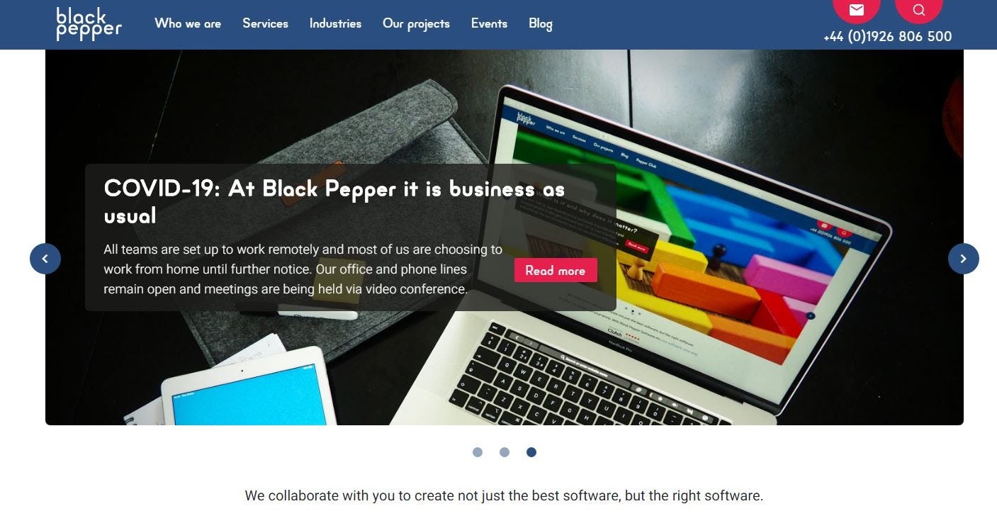 Black Pepper —UK Based Custom Software Company and mobile app development company