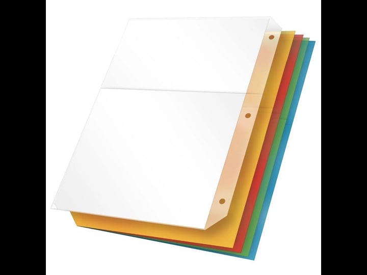 cardinal-ring-binder-poly-pockets-assorted-8-5-x-11-5-pack-1