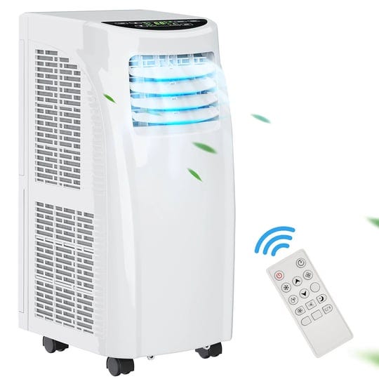 costway-8000btu-portable-air-conditioner-dehumidifier-function-remote-white-1