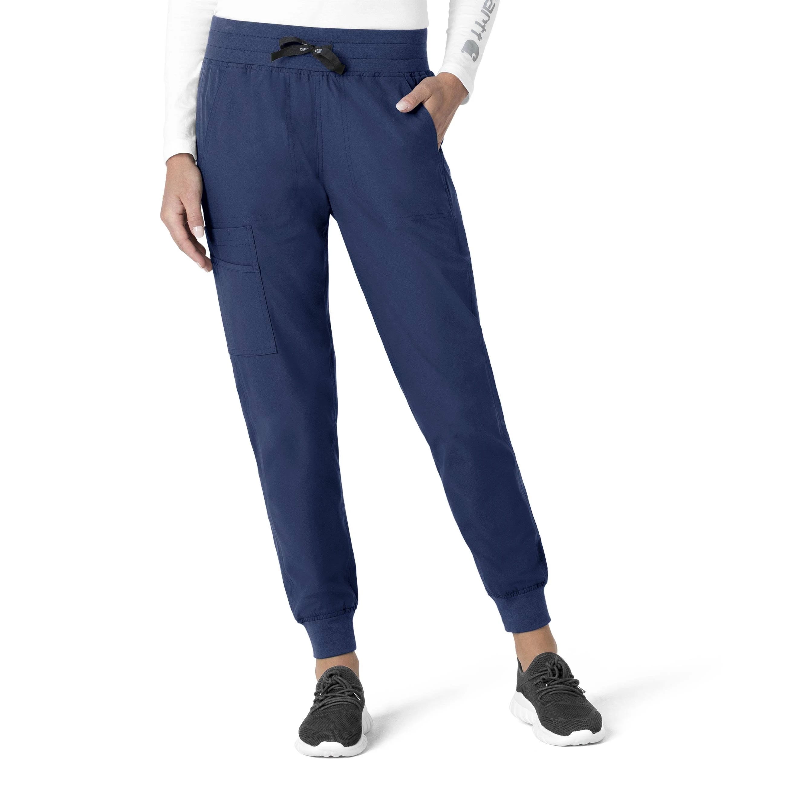 Carhartt Women's Navy Jogger Pants for Professional Flexibility | Image