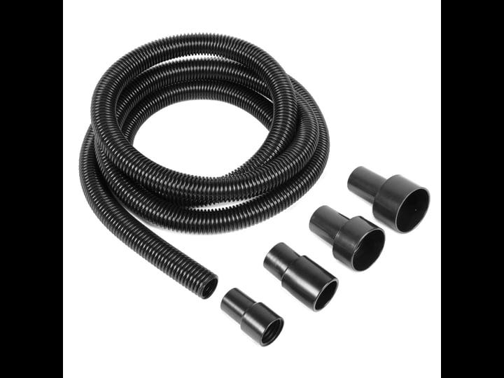 wen-1-25-in-x-10-ft-dust-hose-kit-with-fittings-and-reducers-1