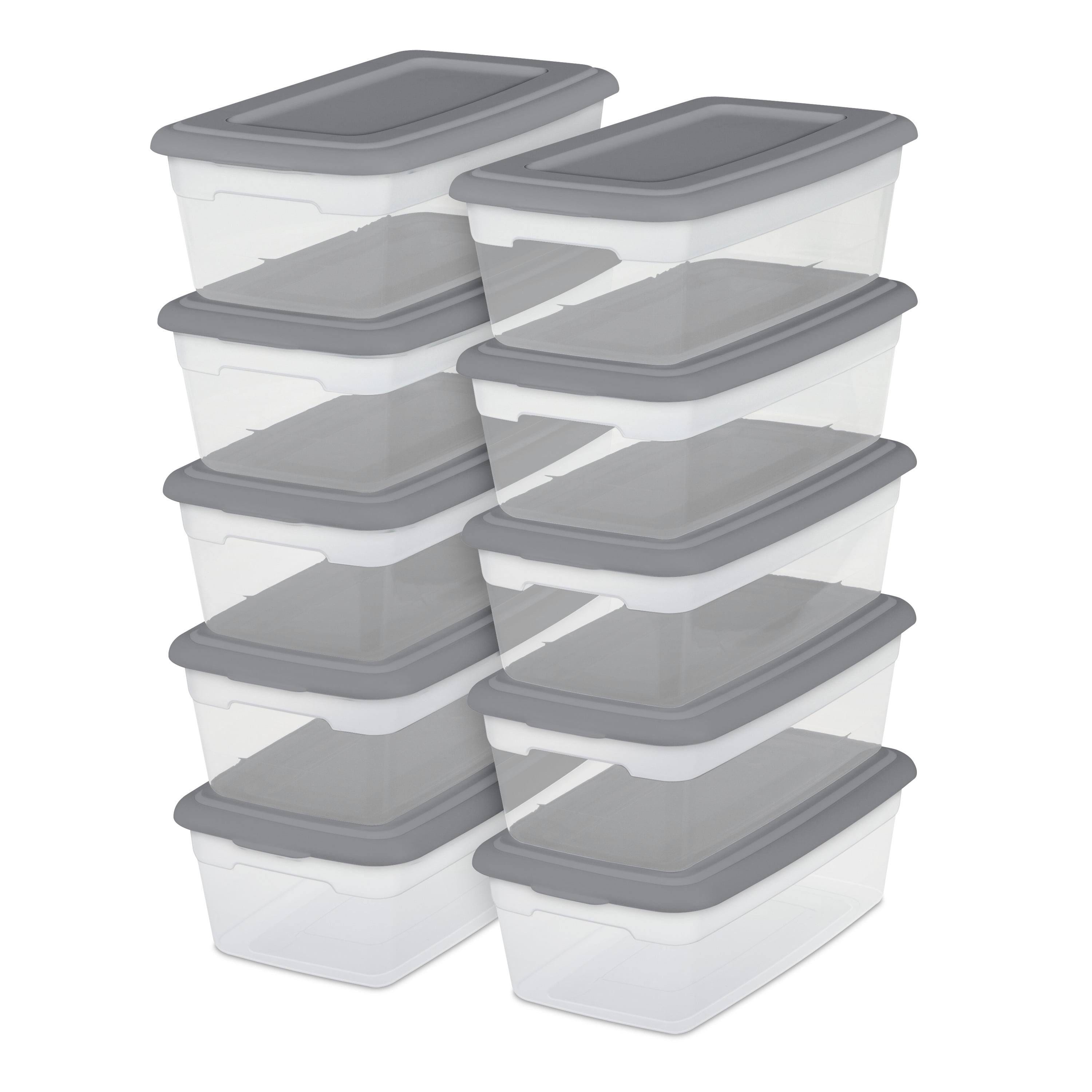 Clear Storage Boxes Set for Shoe Organization | Image
