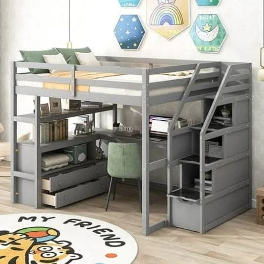 full-size-stairway-loft-bed-high-study-loft-bed-w-deskdrawers-shelves-for-teen-adultmulti-functional-1