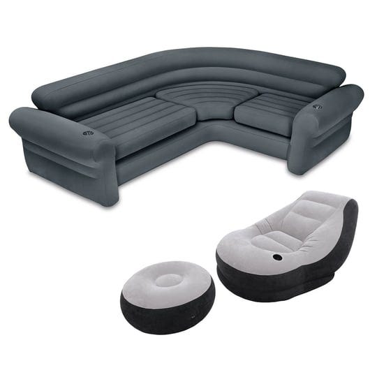 intex-inflatable-corner-sectional-sofa-ultra-lounge-chair-and-ottoman-set-size-2-in-gray-1