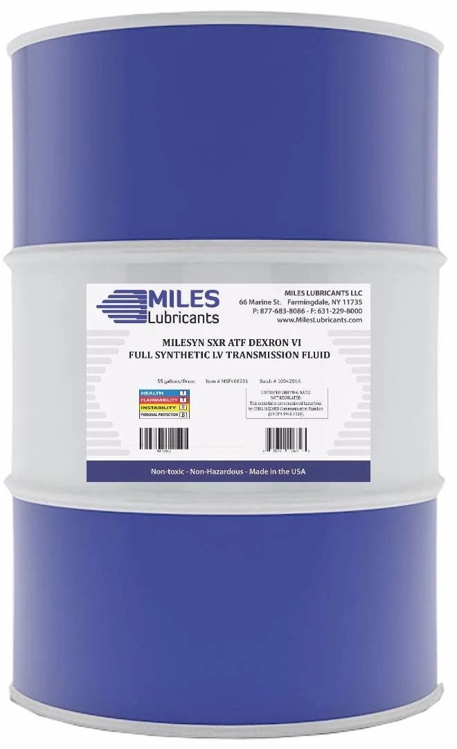 Milesyn SXR Full Synthetic Dexron VI Transmission Fluid (55 Gallon Drum) | Image