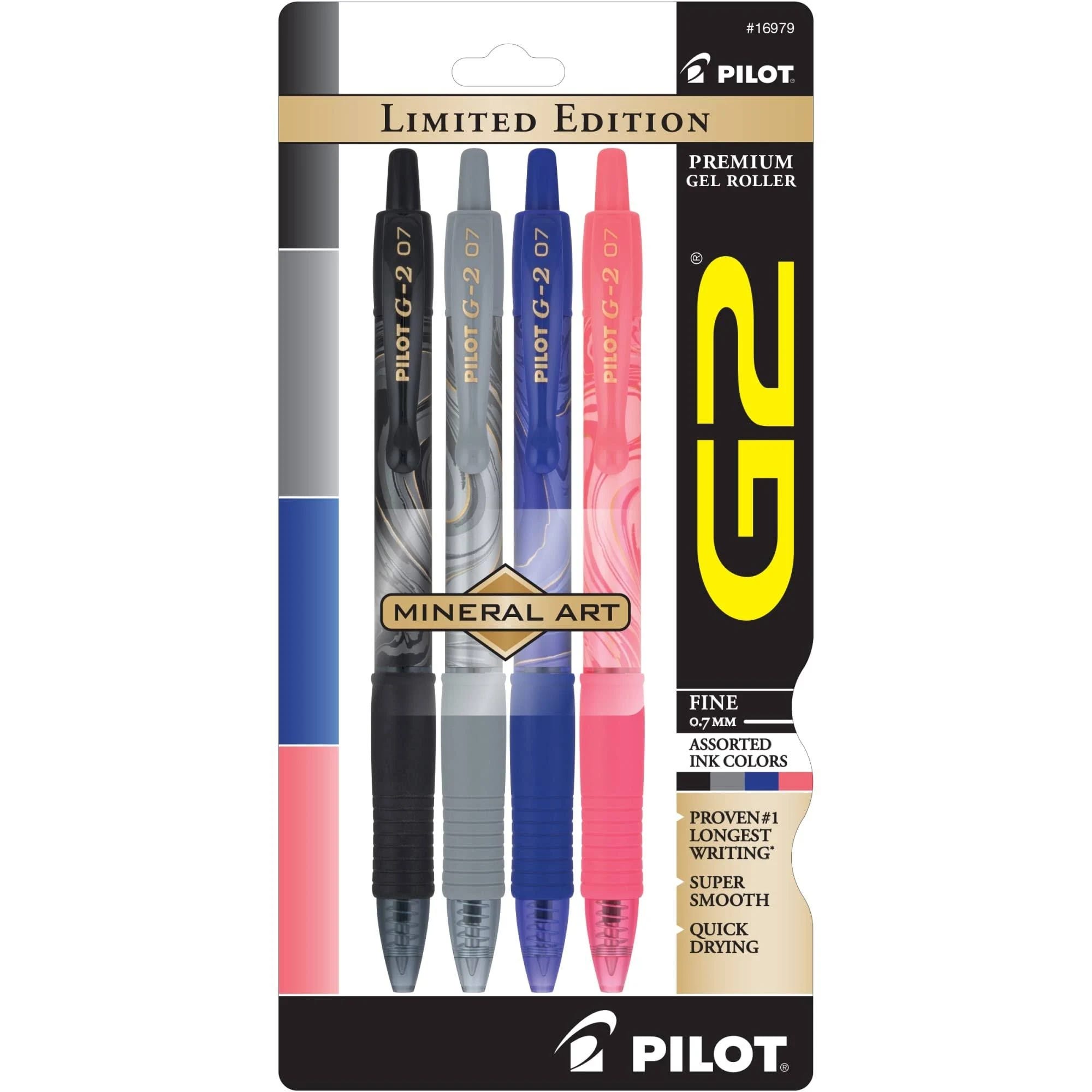 Pilot G2 Mineral Art Fine Point Pens Set - 4ct | Image